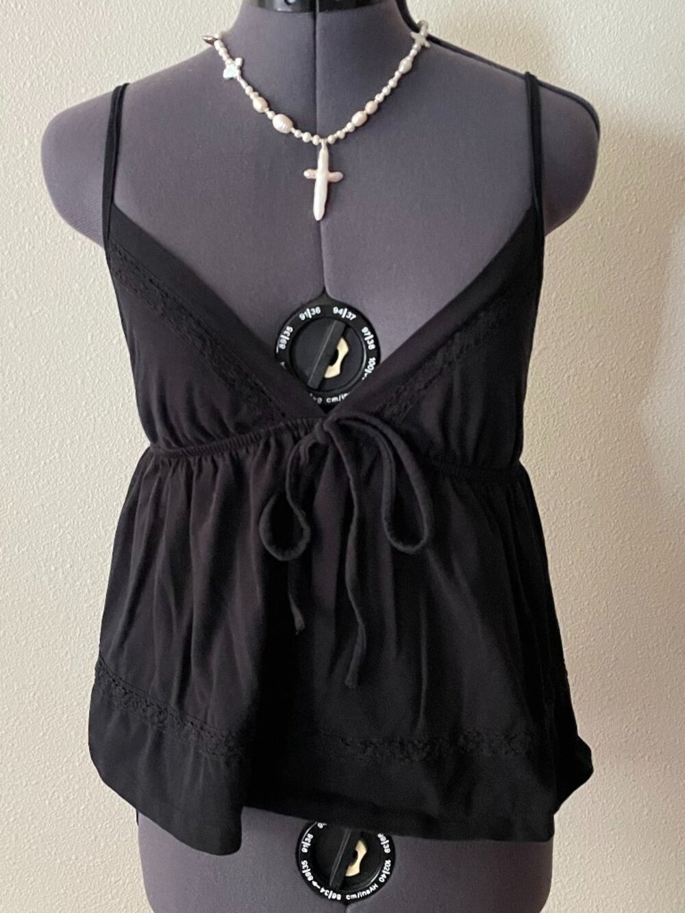 Wild Fable Black Babydoll Tank Top Size XS